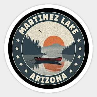 Martinez Lake Arizona Sunset Sticker